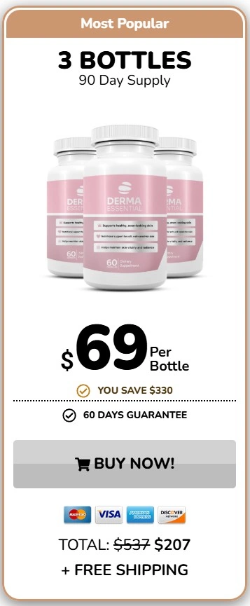 Derma Essential 3 Bottle Price